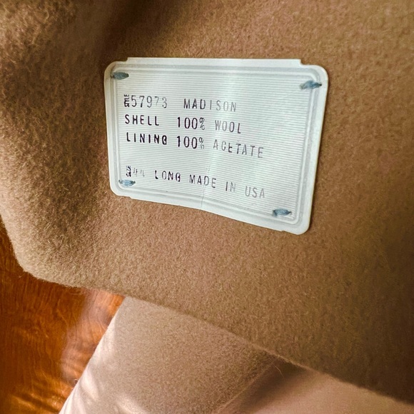 VTG NWT  Redwood & Ross Pure Wool Men’s Trench Coat style. Sz.44L - Picture 7 of 9